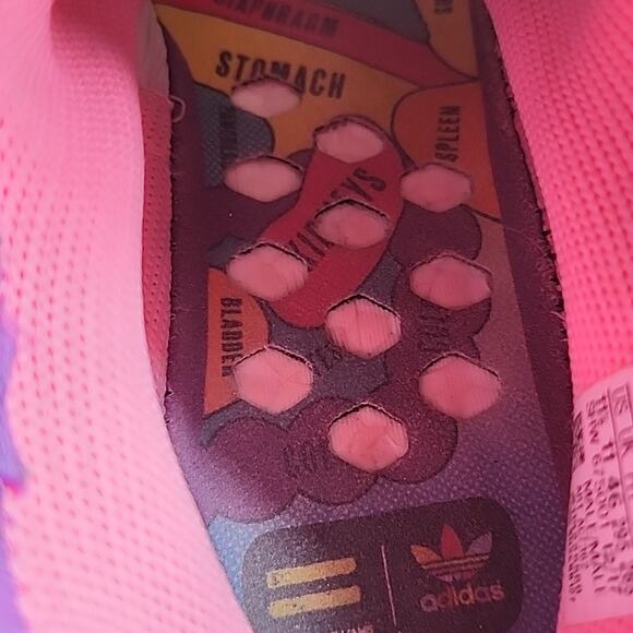 PHARRELL x ADIDAS HUMAN RACE NMD FESTIVAL PINK ROSEGOLD MENS 11.5 CUSTOMIZED - Picture 10 of 16